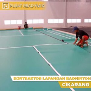 Kontraktor Lapangan Badminton Cikarang