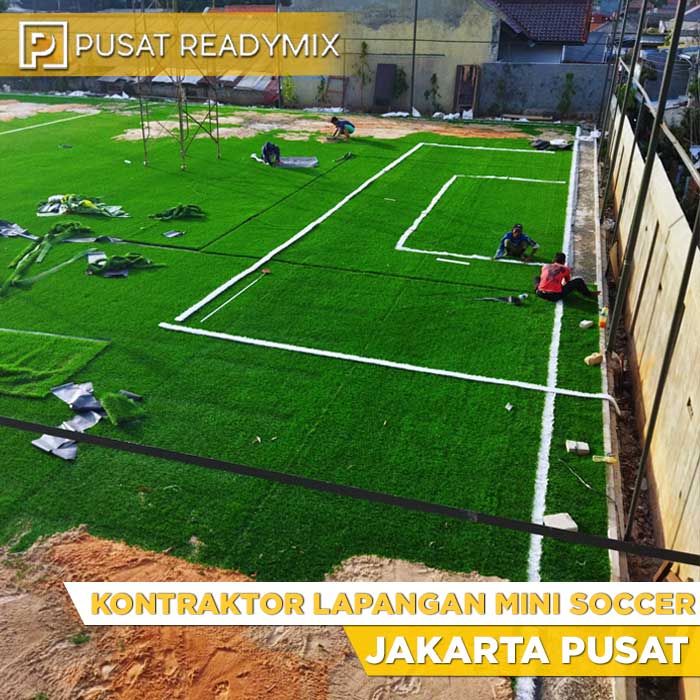 Kontraktor Lapangan Mini Soccer Jakarta Pusat